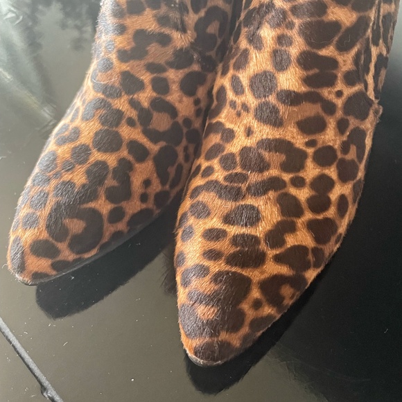 Stuart Weitzman Calf-hair Sock Bootie - Picture 2 of 6